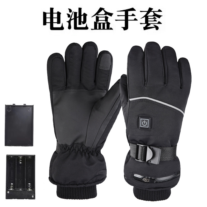 メーカー卸売リチウム電池加熱手袋冬暖かいサイクリングスキーオートバイ 3 速温度制御加熱手袋|undefined