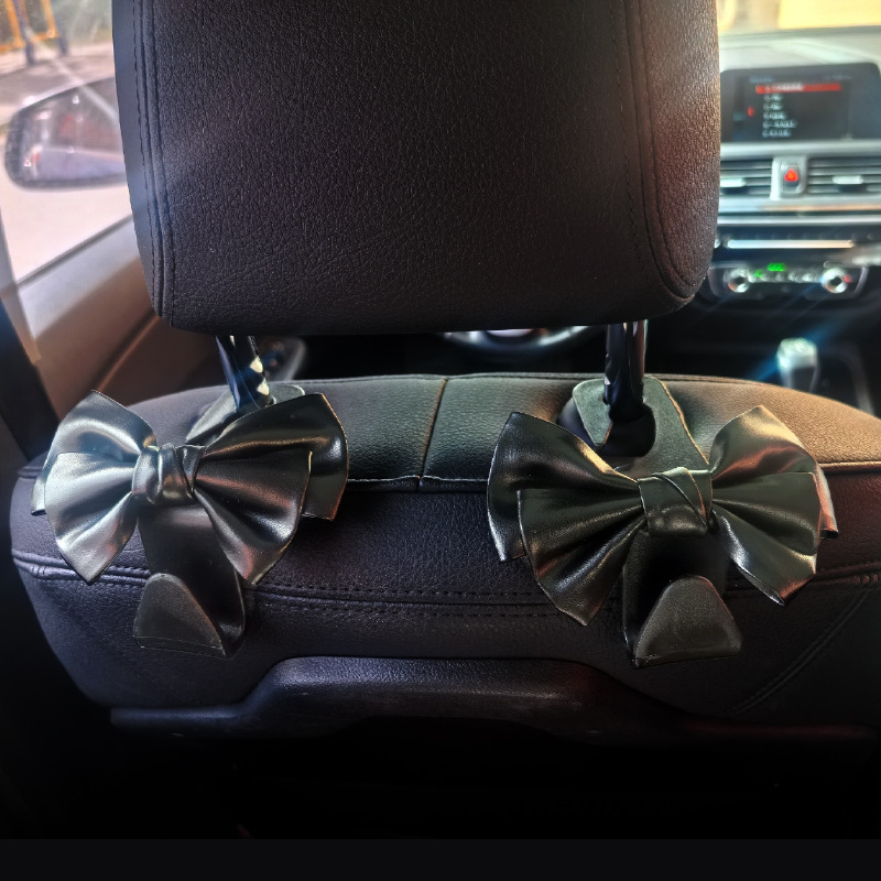 Gancho trasero multifuncional en el automóvil Gancho femenino interior creativo Gancho para automóvil asiento invisible para automóvil