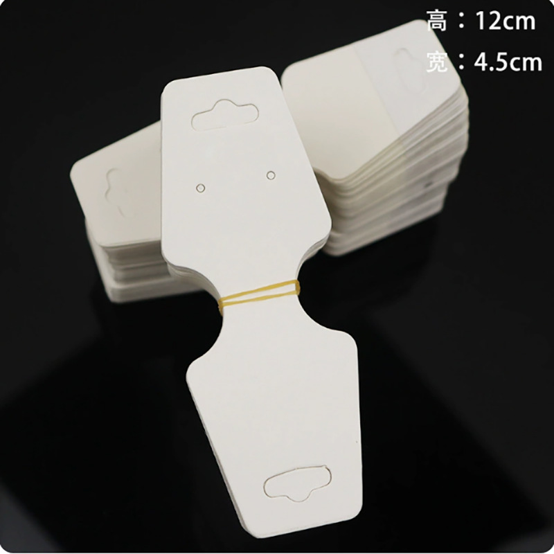 Tarjetas de joyería dobladas tarjetas de cinta adhesiva autoadhesiva tarjeta de elevación de joyería hecha a mano tarjeta de exhibición de explosión transfronteriza en stock