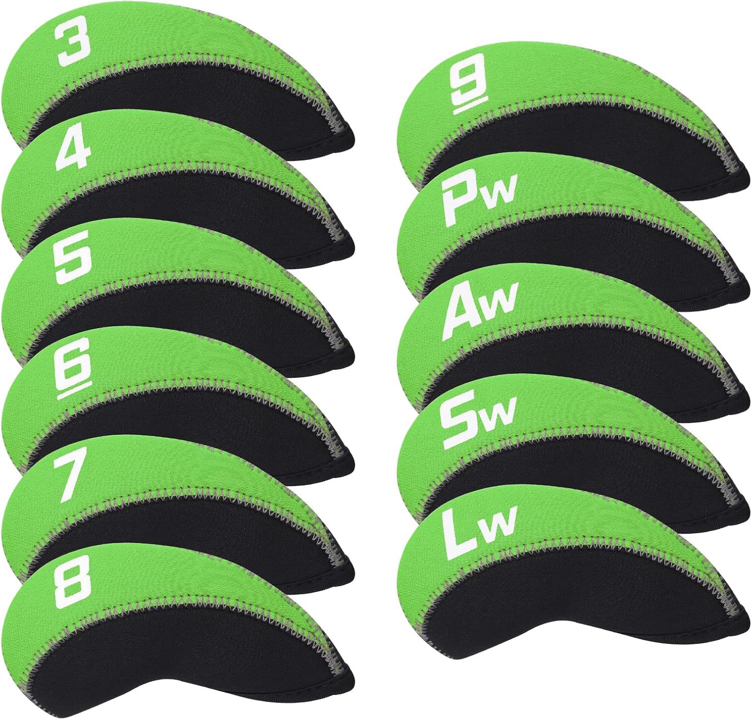 Black and green (set of 11)