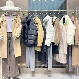 24冬ON&LY VE-RO MODA都市女性风羽绒服大衣外套裤裙实体批发