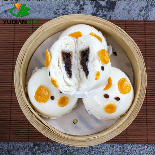 Red Bean Pork Buns Cantonese Morning Tea Pastries Handmade Red Bean Filling Buns Frozen Noodles Breakfast Buns Semi-finished Products Wholesale