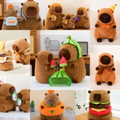 クロスボーダーの新型スイカの頭のカピバラのシリーズの子供の創意的な誕生日の帽子のバスケットボールのカピバラのプレゼントの卸売り