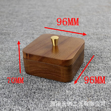 简约欧式牙线盒棉签收纳盒高档牙签盒家用个性创意轻奢木制收纳盒