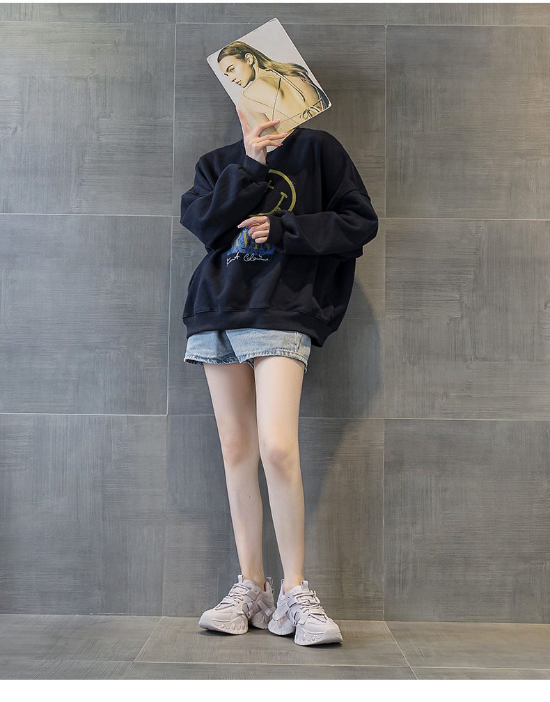Giày sneaker nữ chunky đế dày tăng chiều cao, lưới thoáng khí, mẫu mới xuân 2025 — M2559 màu be, M2559 màu hồng, M2559 màu đen chi tiết 14
