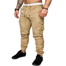 Pants Men Cotton Clothes Hip Hop Streetwear Joggers Hombre