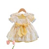 Small princess costume, lace girl's skirt, dress, summer clothing, Lolita style, western style, tulle