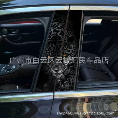 window B pillar protective film black: Body sticker - x-15-1-pair-for-main-and-co-pilot