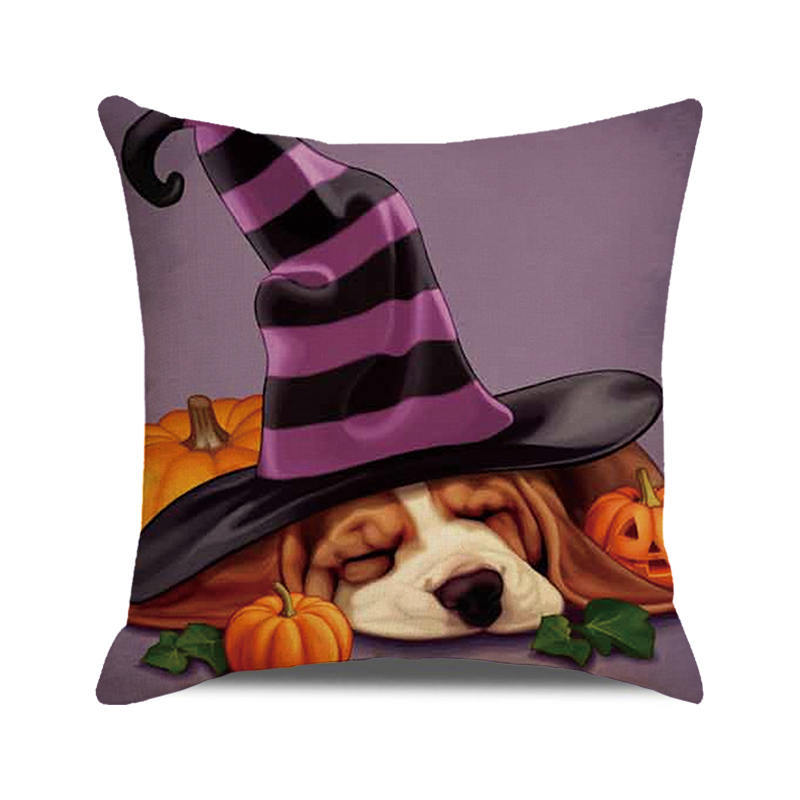 PP cotton Material Halloween Festival Halloween Cartoon Style Letter Dog Cat PP Cotton Couch & Sofa Decor