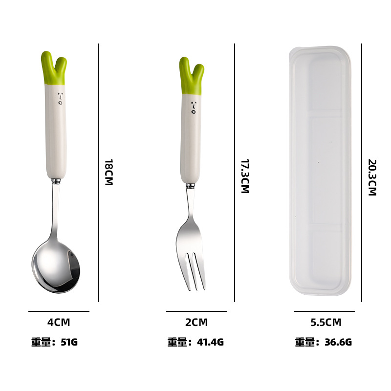 파 410숟가락 + 포크 (투명박스)