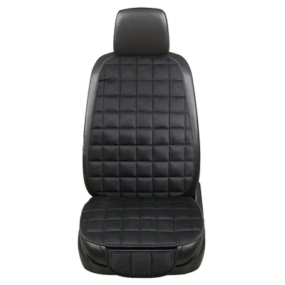 Five-Seater Cars, Five-Seater Car Plush – Wool pad - plush-seat-backrest-mysterious-black