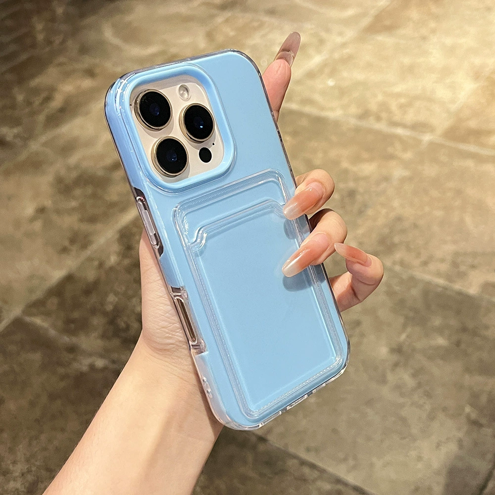 Apple, совместимый силиконовый чехол для телефона, держатель для карт, iPhone 16, защитный чехол, iphone, 17promax, 2 в 1