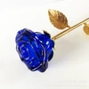 Blue, flowered