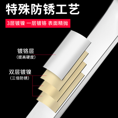 Open-mouth dead blow double-ended mirror surface wrench high hardness fixed small fork removal 8-10 automotive and mechanical repair tools