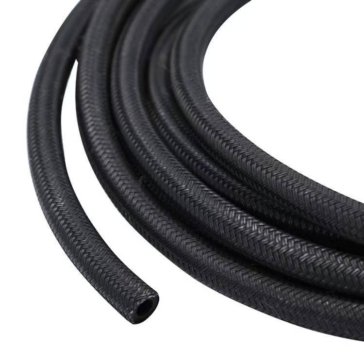 High-Pressure Outer Braided Rubber Oil Hose, Hydraulic Oil Hose, Industrial Machinery Oil Pipe, Oil-Resistant, High-Temperature Resistant, Aging-Resistant Hose