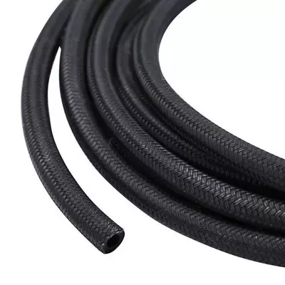 High-Pressure Outer Braided Rubber Oil Hose, Hydraulic Oil Hose, Industrial Machinery Oil Pipe, Oil-Resistant, High-Temperature Resistant, Aging-Resistant Hose (Tubing) - inner-diameter-4mm