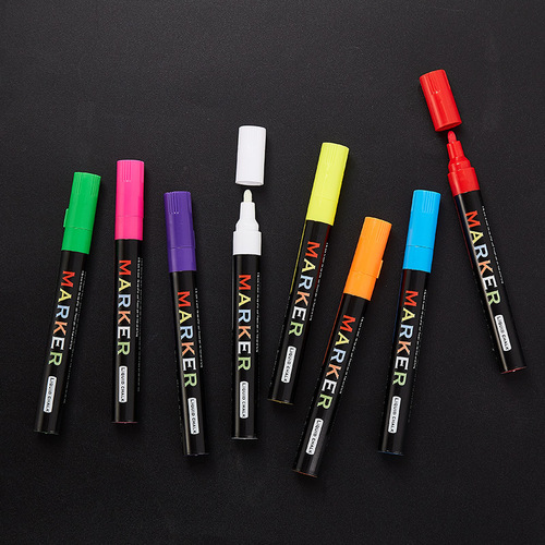 Dust-free liquid chalk, foreign trade, Amazon fluorescent board, electronic advertising light board, erasable blackboard liquid chalk