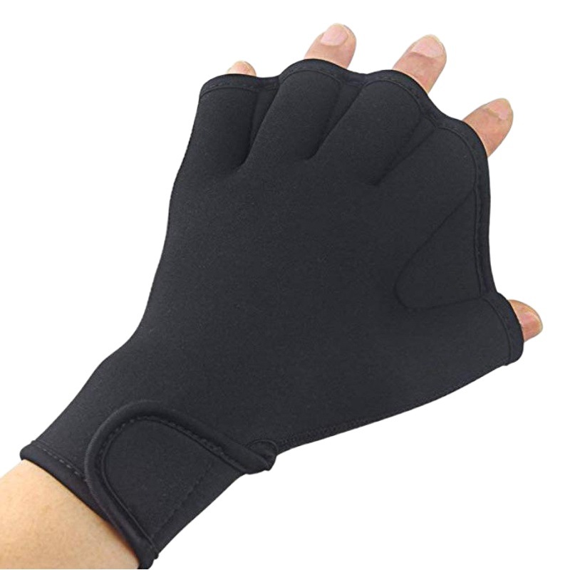 Cross-border hot selling diving flippers 2MM snorkeling surfing swimming gloves anti-scratch anti-piercing hand protection fingerless gloves