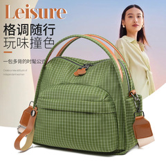 跨境高品质简约大容量防水牛津布手提托特包新款单肩包休闲斜挎包