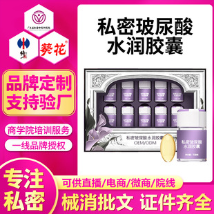 Customized Private Hyaluronic Acid Moisturizing Capsules Private Care Gel Female Qinggong Pills Firming Pills Maintenance and Maintenance