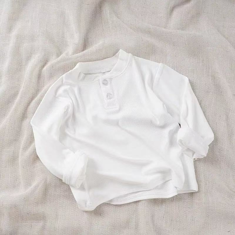 Children's Base Layer Long-Sleeve T-Shirt, Girls' Base Shirt, Boys' Single Top, Modal Thin Long-Sleeve T-Shirt, Stretchy