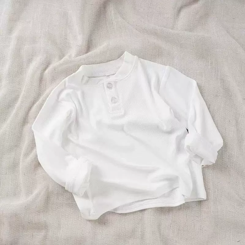 童打底上衣长袖t恤女童打底衫男单上衣莫代尔薄款长袖T恤弹力