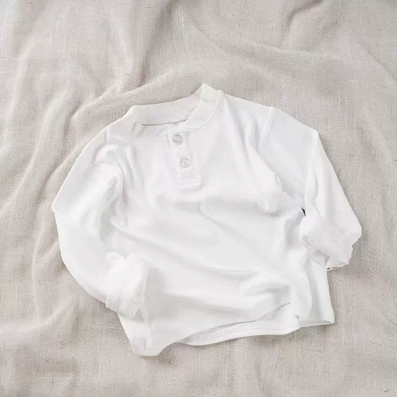 童打底上衣长袖t恤女童打底衫男单上衣莫代尔薄款长袖T恤弹力