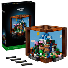 レゴ 21265 Minecraft クリエイティブ ワークベンチ クリエイティブ組み立てパズル ビルディング ブロックおもちゃと互換性があります。