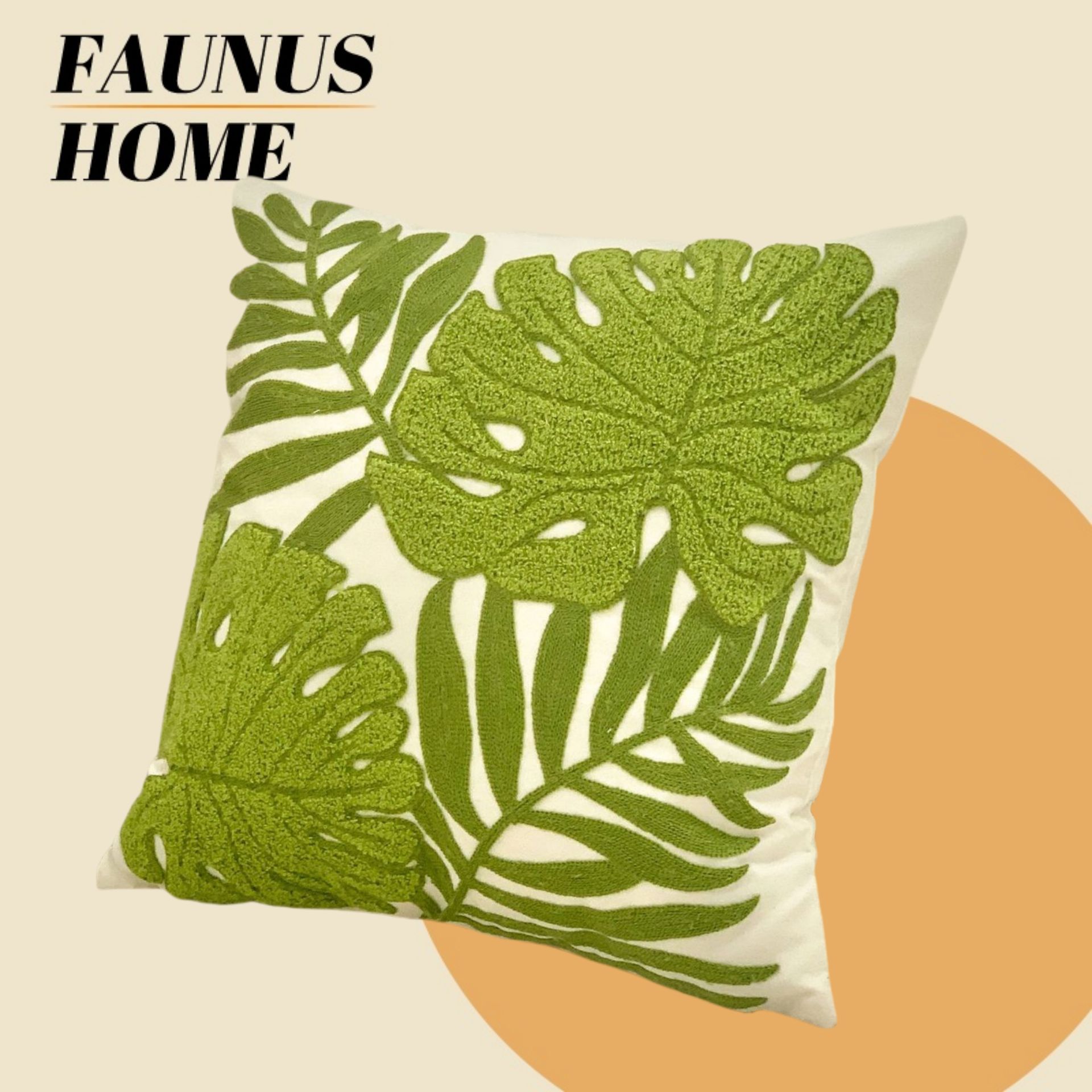 Compuesto toalla bordada verde