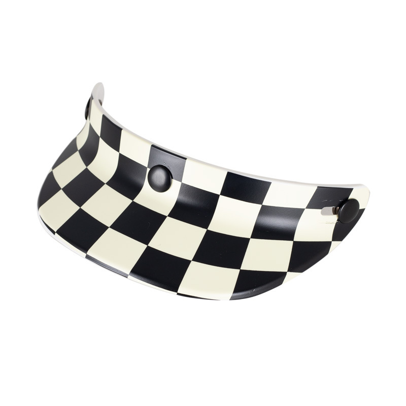 Three-Snap Brim Motorcycle — Universal Auto Parts and Accessories - black-with-red-line