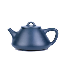 宜興紫砂壺名家全純手工茶壺墨綠泥民國綠泥子冶石瓢壺