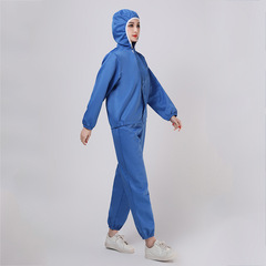 Workwear for Four Seasons Zipper Food Factory, Hooded Long-Sleeve Dust-Proof Coverall for Workshop, Breathable for Bakery, Wholesale Customization