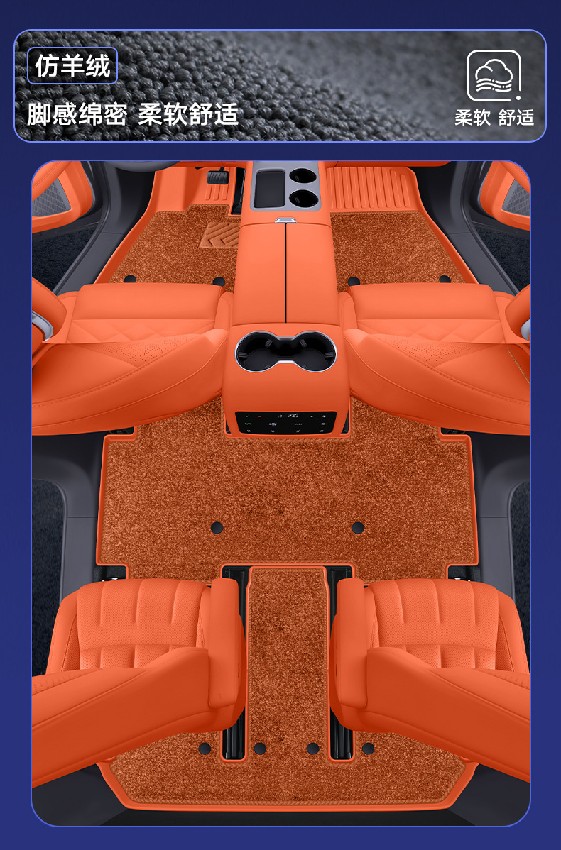 Haval Great Wall H10 special floor mats, TPE eco-friendly, original car color, waterproof, stain-resistant, wear-resistant, car modification floor mats