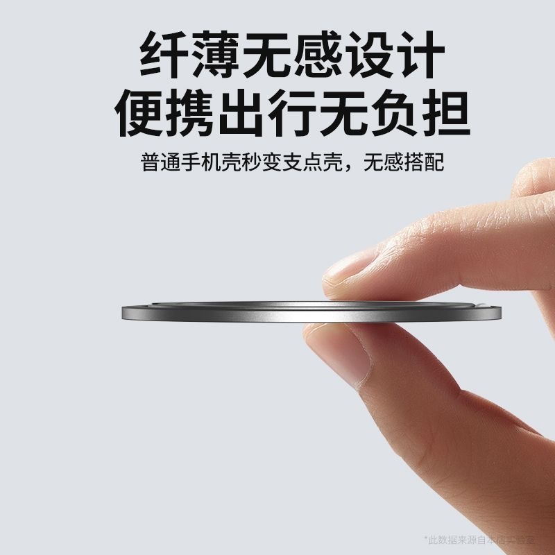 MagSafe磁吸指环扣手机支架超薄圈背贴360度旋转通用桌面磁力吸附|undefined
