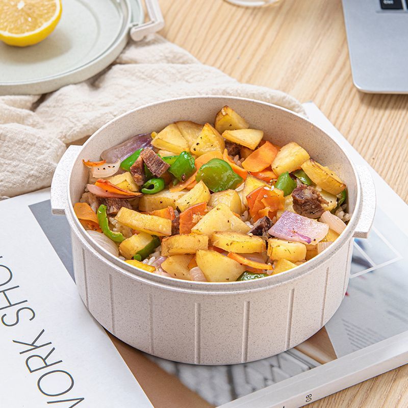 Caja de almuerzo, caja de almacenamiento para refrigerador de gran capacidad para microondas, caja de almuerzo de frutas para oficina, caja de almuerzo sellada