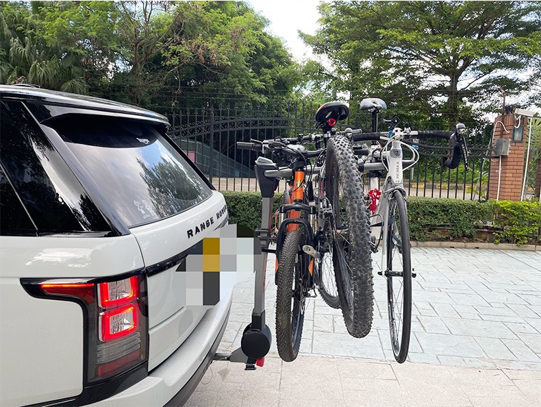 Ridge Bike Rack Mountain Bike Road Bike Trailer Hitch Universal Hanging Car Tilt Foldable