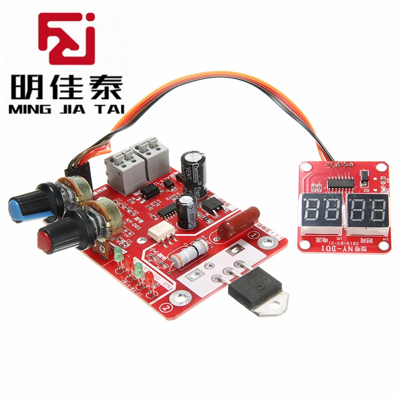 NY-D01点焊机控制板 调节时间电流数码显示单片机点焊机diy控制板