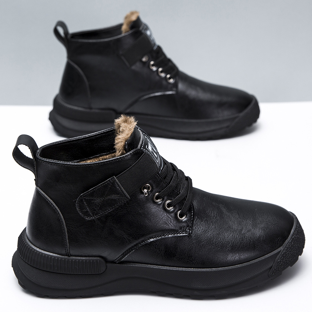 Men Desert Boots Waterproof Bohemian Elegant Low Heel Round Toe Zipper Parties Footwear Footgear_voghion.com
