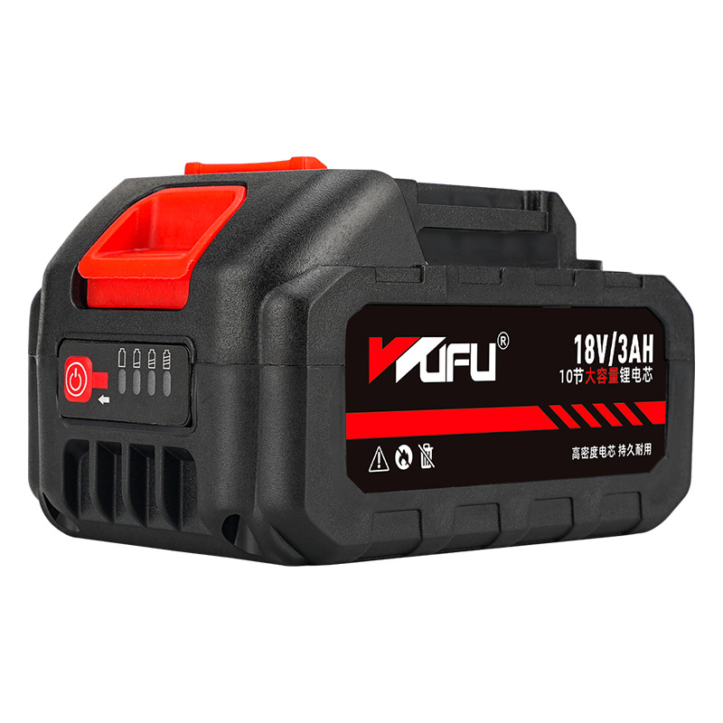 Wufu fosfato de hierro de litio cargador de boquilla accesorios de pistola de pintura eléctrica recargable