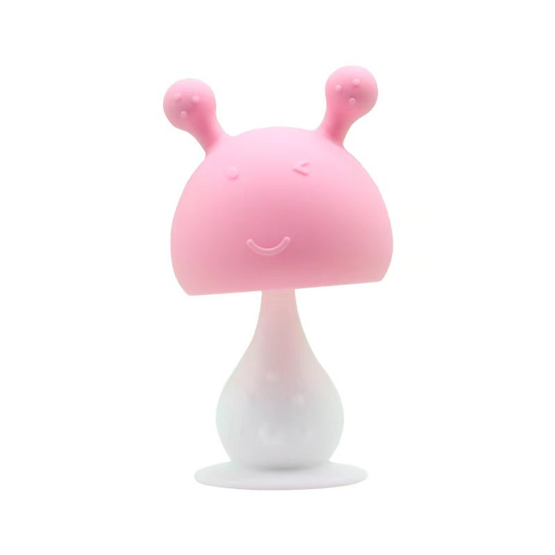 Grado alimenticio, campana, campana, goma de diente para bebés, palillo de dientes para bebés, moldeo integrado, juguete de mordida