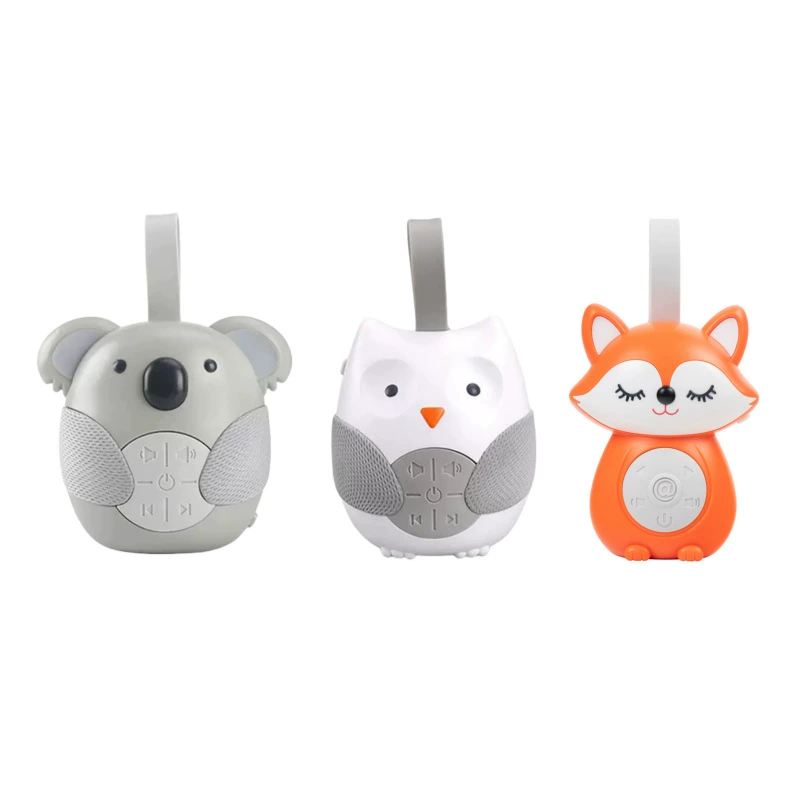 Креативная игрушка-ночник с белым шумом в виде совы для кросс-граничной внешней торговли, успокаивающая коала, подвеска для кроватки, колокольчик для малышей