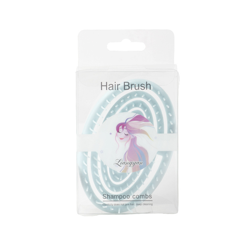 Peine de masaje portátil para cabello seco y húmedo