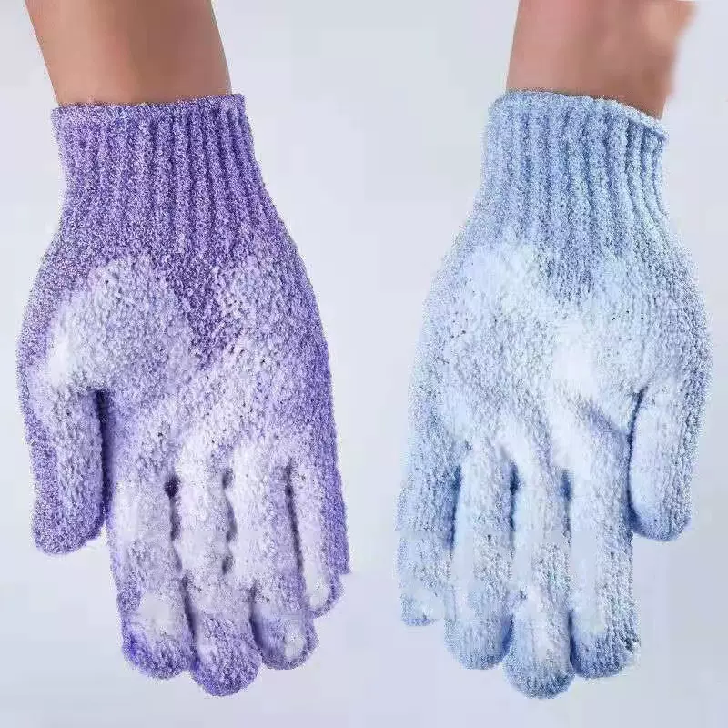 五指洗澡沐浴手套卫浴洗护用具搓澡手套搓澡巾柔软不伤肤磨砂搓泥