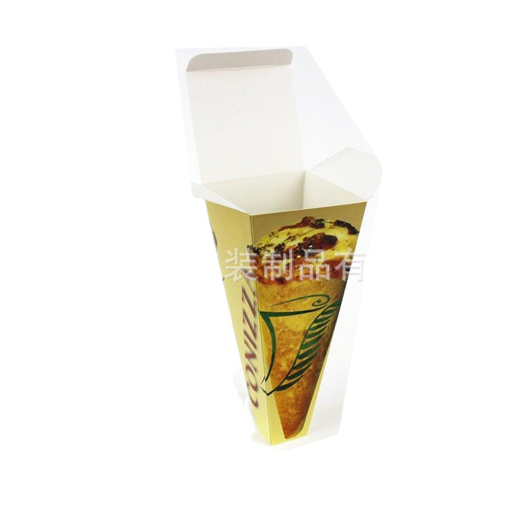 厂家一次性甜筒披萨盒 食品级披萨盒印刷LOGO
