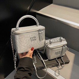 Handheld shoulder bag, small box one shoulder, lipstick, new collection, western style