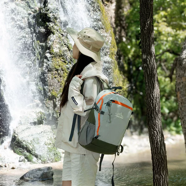 Women's Lightweight Mountaineering Bag Outdoor Hiking Lightweight Large Capacity Waterproof Backpack Backpack Travel Student Schoolbag