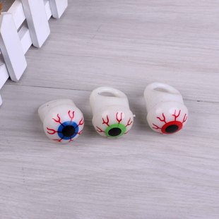 Cross-border explosions Amazon factory direct supply Halloween party funny luminous eye ring eye ring party