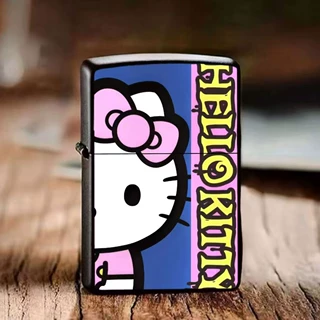 煤油打火机高颜值防风KT可爱金属少女心创意动漫打火机支持代发