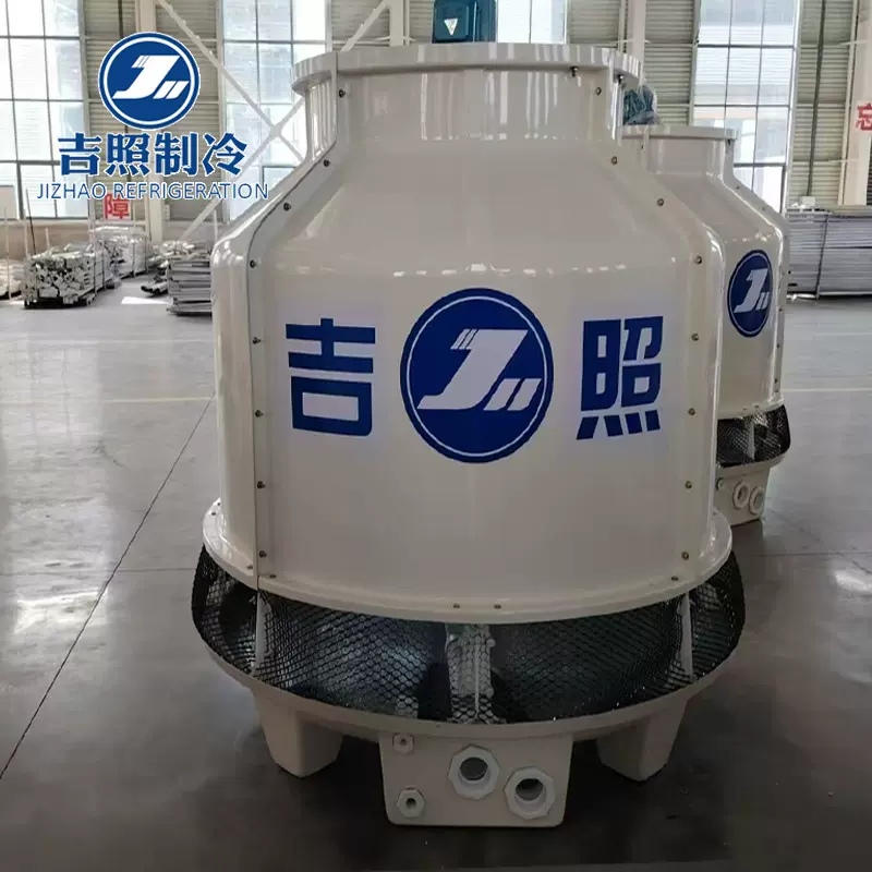 芜湖铜陵宣城六安池州冷却塔玻璃钢圆形冷却塔设备降温冷却水塔