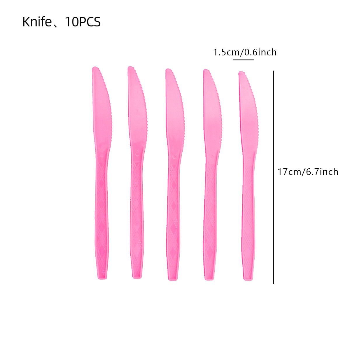 핑크 칼 10pcs